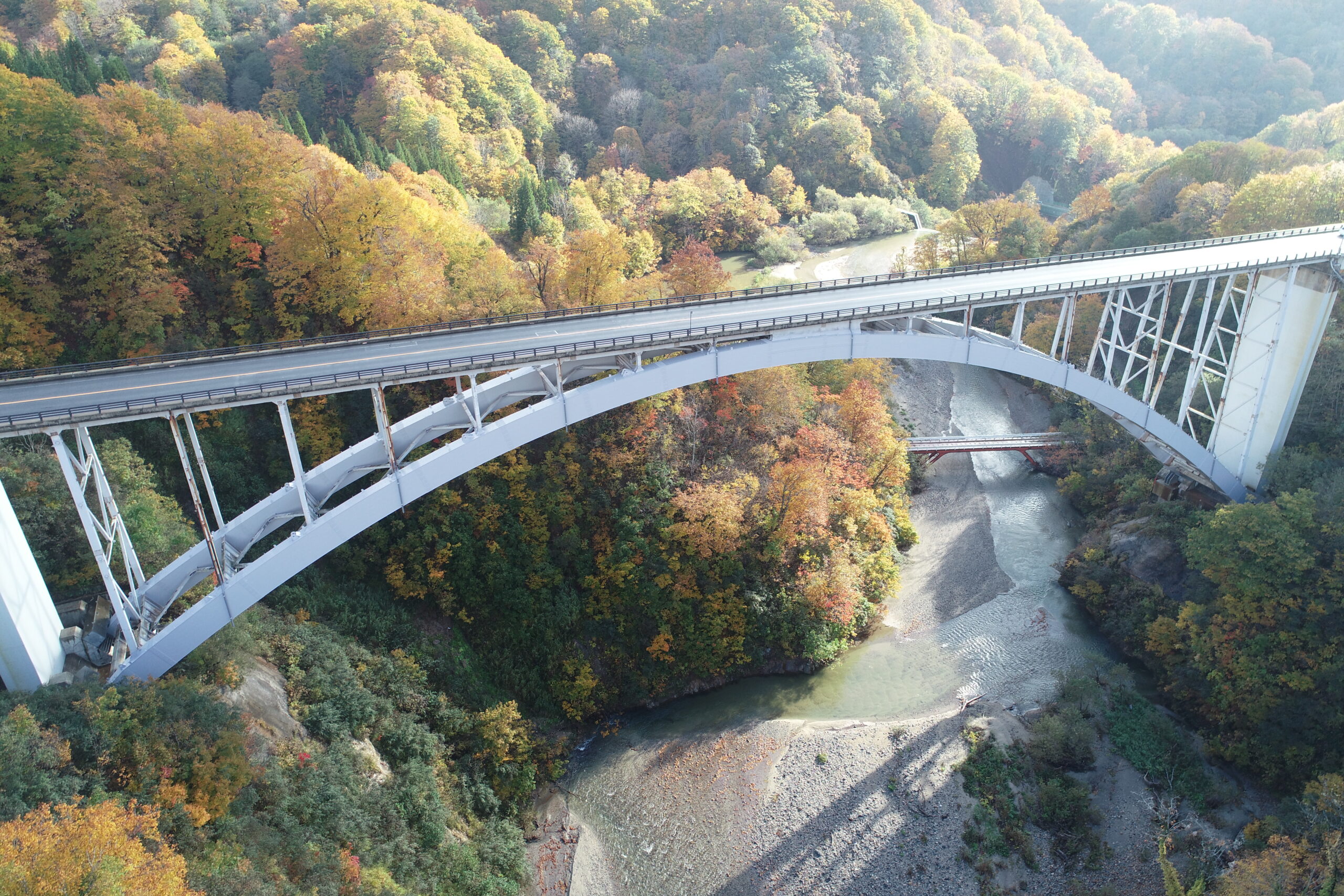 大越川橋塗装工事